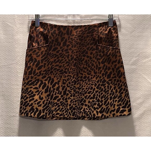 Ecote Cheetah Print Micro Mini Skirt Womens 0 Whimsigoth Mob wife Y2K Leopard - Picture 1 of 7